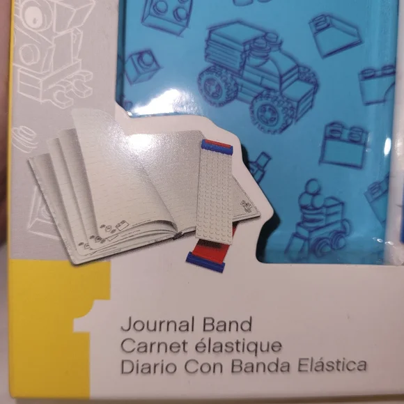 [NWT] LEGO Journal Band ✏️Blue Writing Journal + Buildable Band ✏️Back To School - Picture 10 of 13